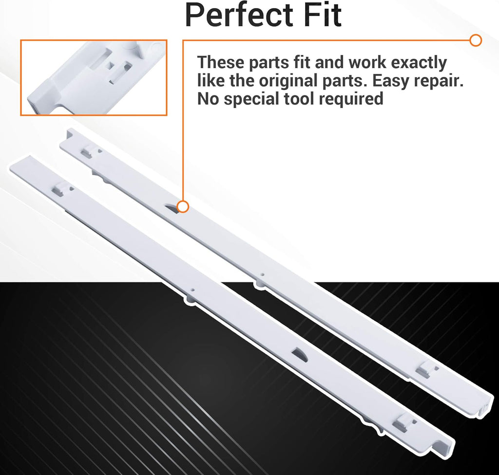 240530601 Left & 240530701 Right Refrigerator Pan Hangers for Kenmore Frigidaire