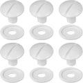 C-55 C55 Wheel Screws & C64 Extra Washers for Polaris 180/280 Pool Cleaner - 6 Pack