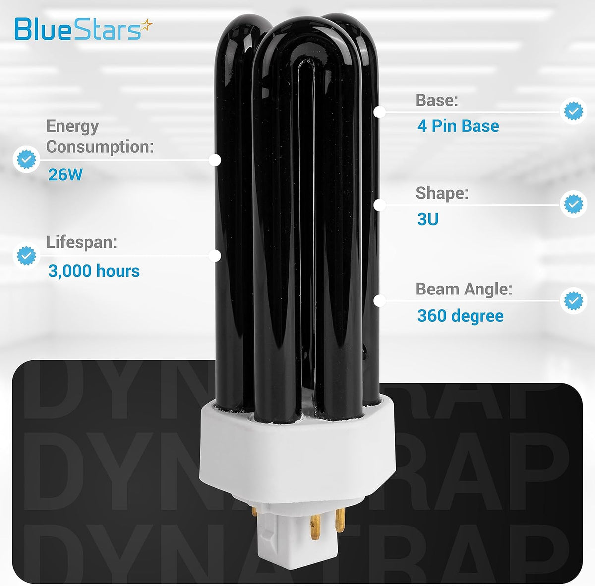 26W 3U 43050 4 Pin Base Bulbs