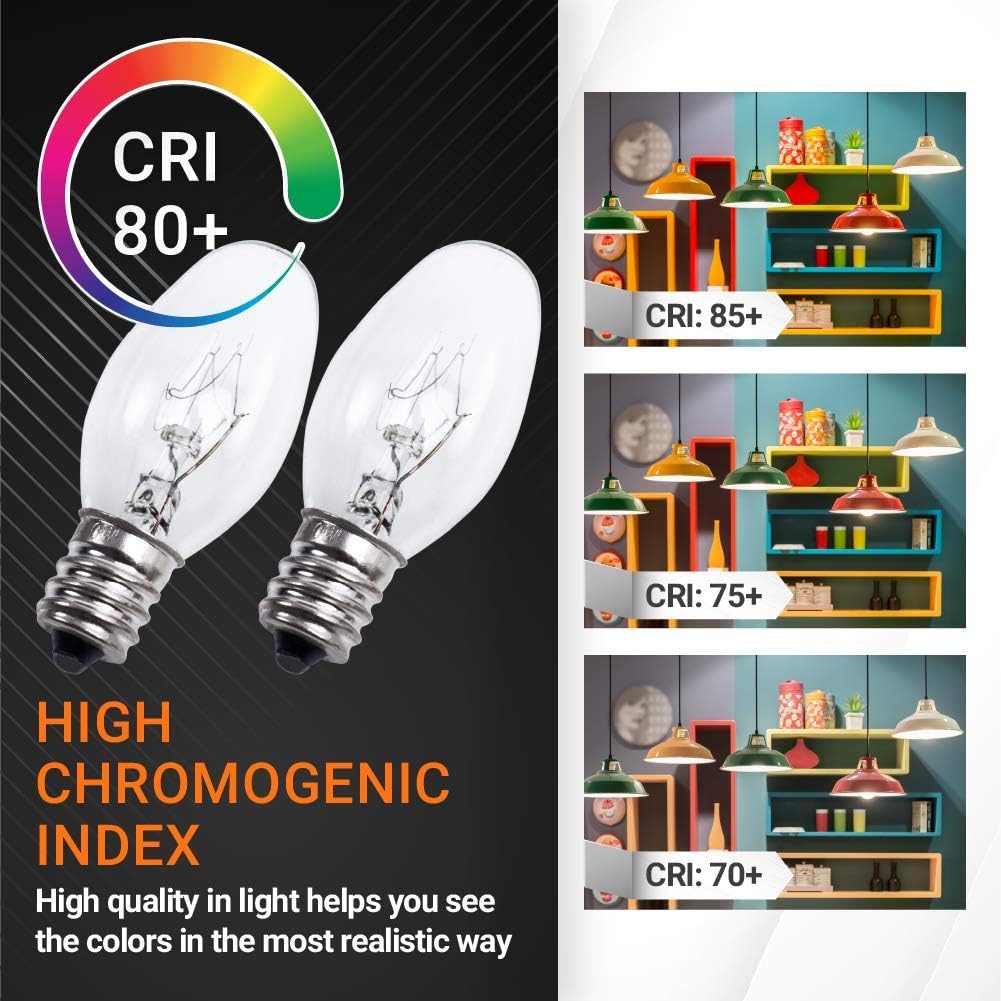 22002263 10W 120V Light Bulb for Whirlpool Kenmore KitchenAid Models - 2 Pack