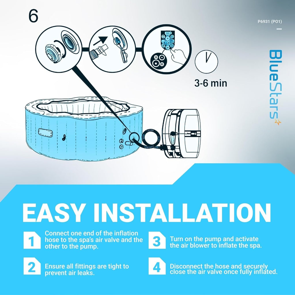 P6931 Air Inflation Hose Pipe
