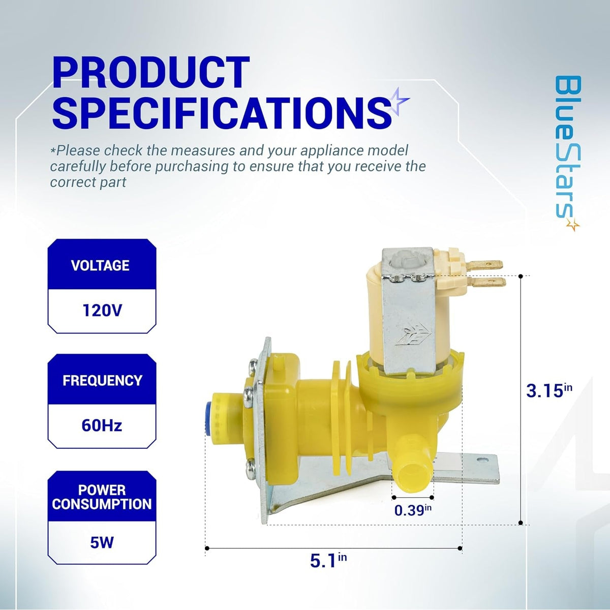 000009120 000008483 Water Inlet Valve for Manitowoc Ice Machine