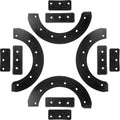 302565MA Snow Blower Rubber Paddle Set with Hardware - Craftsman Murray Noma Snapper 20"-22" Single-Stage