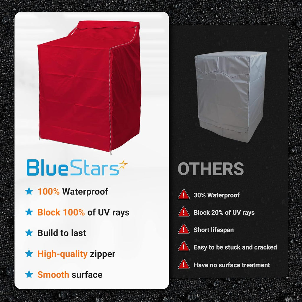 W29"xD28"xH43" Top-Load Washer Cover - Red