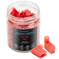 22-18 AWG Red Flag Spade Terminals Female (90 Degree) - 100 PCS