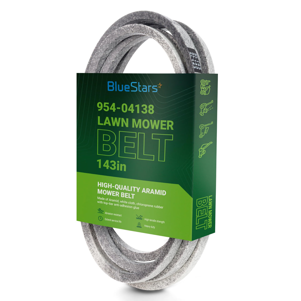 954-04138A, 754-04138A Mower Deck Belt, 54" Cub Cadet RZT 54 Craftsman, 143"