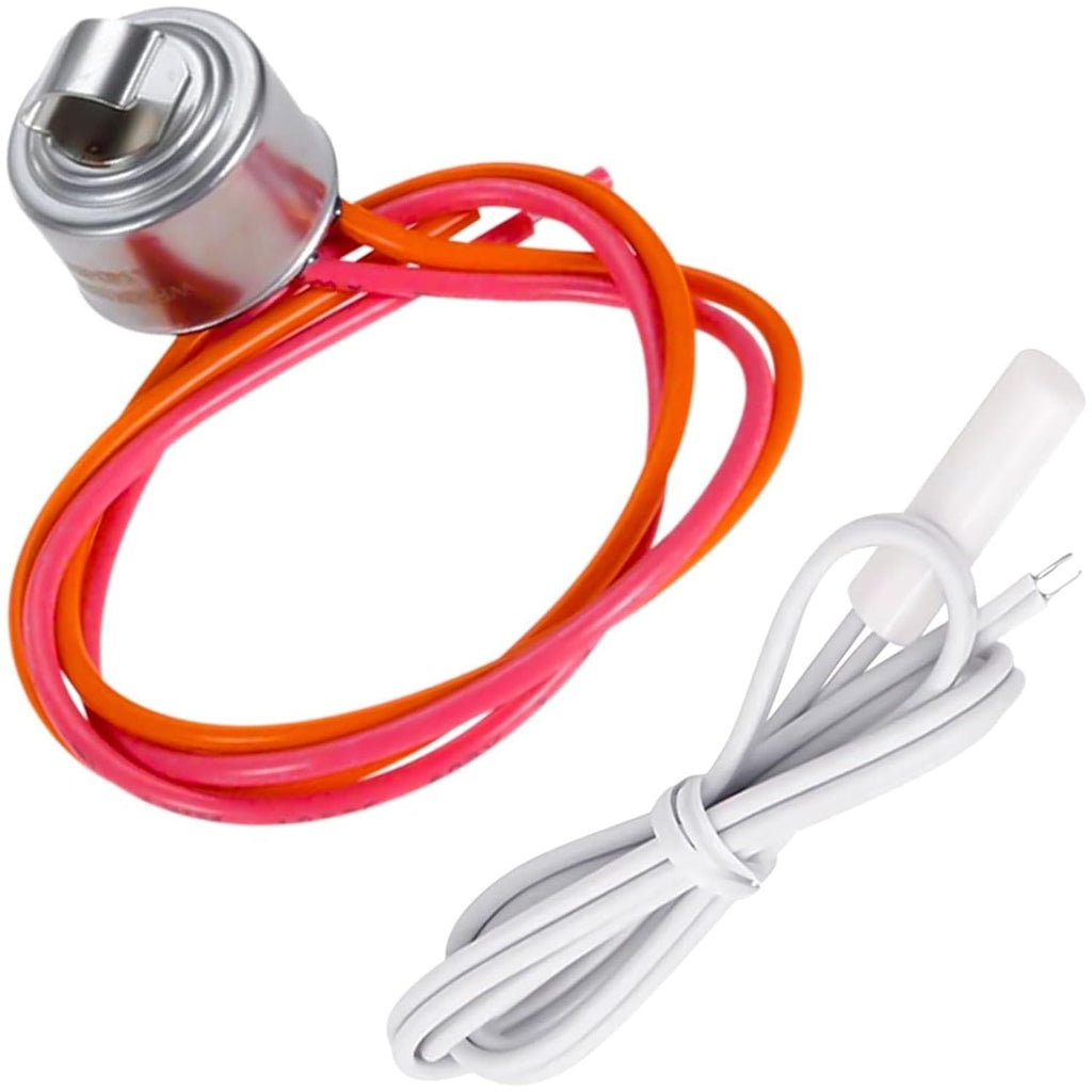 WR55X10025 Refrigerator Temperature Sensor and WR50X10068 Defrost Thermostat - Fits GE Hotpoint