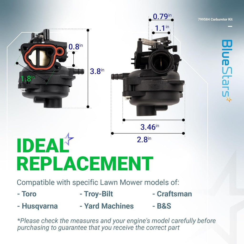 799584 592361 Carburetor for Husqvarna 550EX 625EX 675EX 725EXi