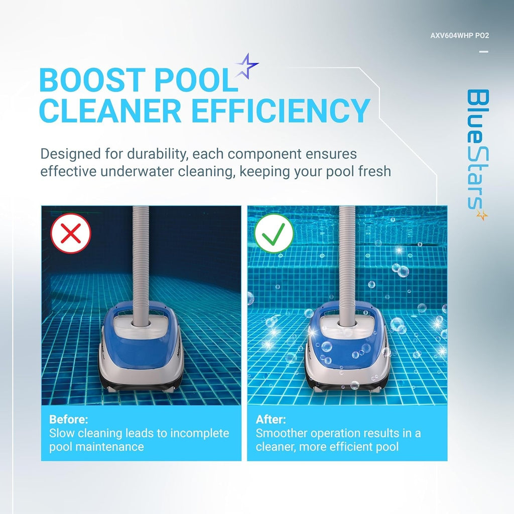 AXV604WHP Pool Cleaner Wing Kit for Hayward Navigator Pool Vac Ultra Cleaners