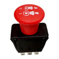 4174684 500016 PTO Clutch Switch - 8-Terminal 10A, Dixie Chopper/Hustler Lawn Mowers
