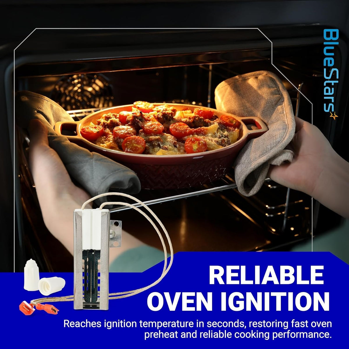 00492431 Gas Range Oven Igniter for Bosch Thermador Range