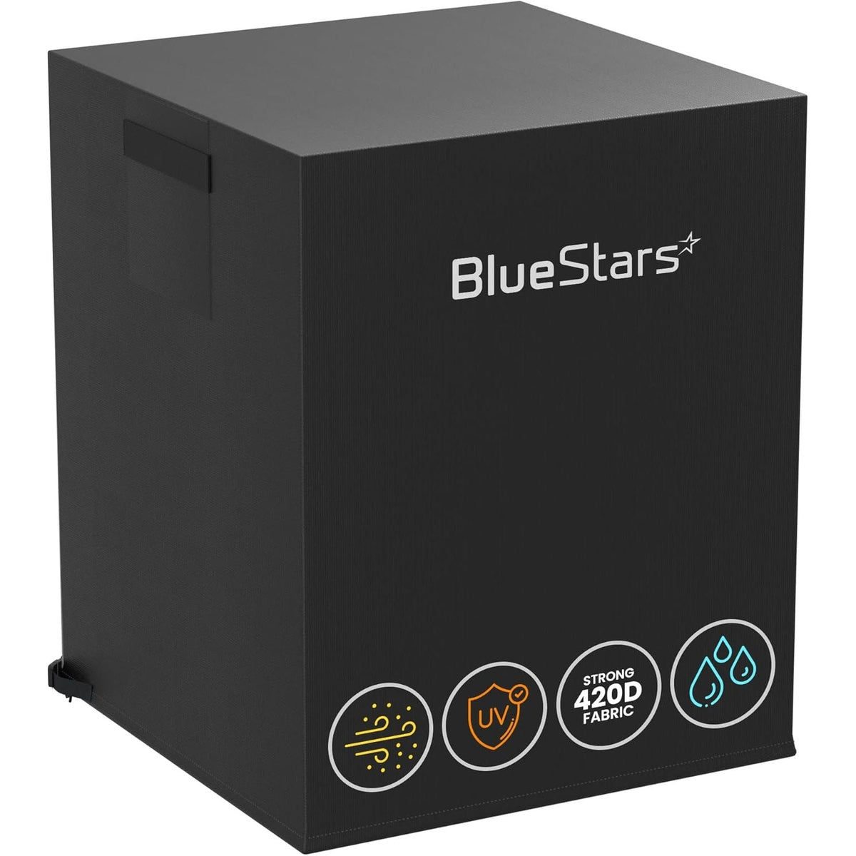 30"x30"x32" Waterproof Windproof Outdoor AC Unit Cover - Black
