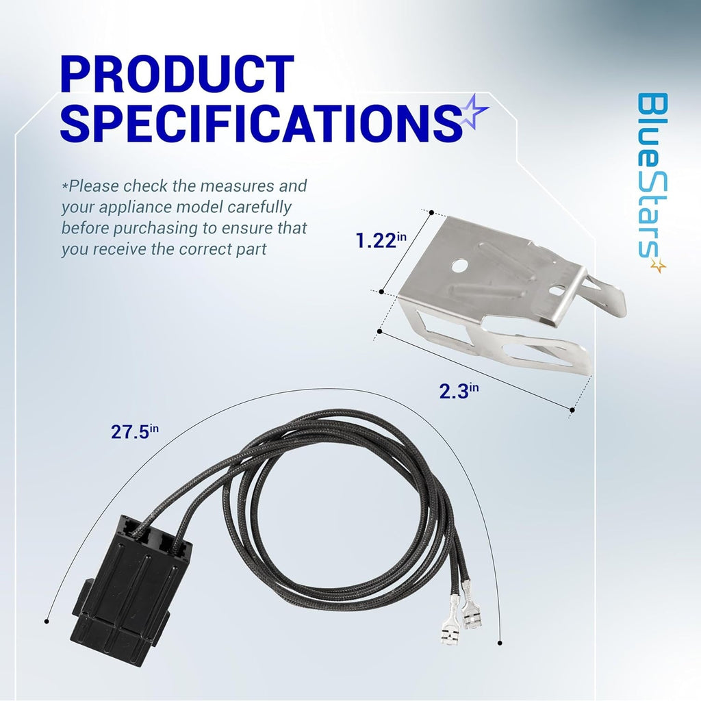 WB2X8228 WB62X5358 Element Receptacle & Wire Kit for GE Hotpoint Kenmore Ranges - 2 Pack