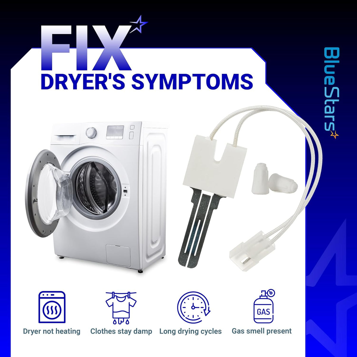 DC47-00022A Dryer Igniter for Samsung Kenmore Amana Maytag