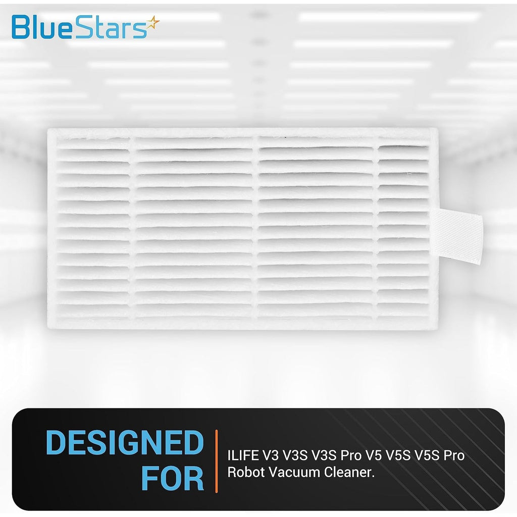 ILIFE V3s V3s Pro V5 V5s Pro Robot Vacuum HEPA Filters - 10 Pack