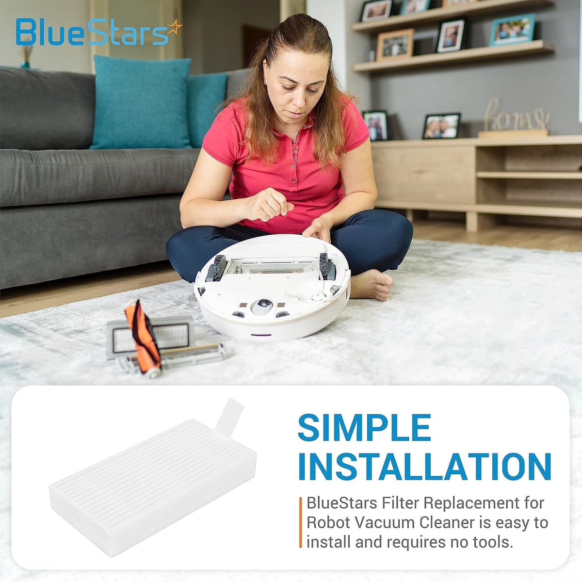 ILIFE V3s V3s Pro V5 V5s Pro Robot Vacuum HEPA Filters - 10 Pack