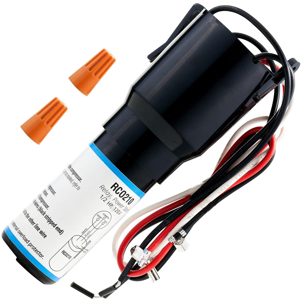 RCO210 3-in-1 Hard Start Capacitor Relay Overload for 1/3-1/2 HP 115VAC