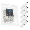 22-16 AWG Non-Insulated Butt Splice Connectors - 100PCS