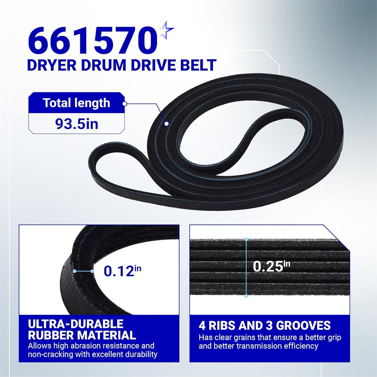 4392067 Dryer Repair Kit & W10837240 Idler Pulley - For Whirlpool Maytag Kenmore Dryers