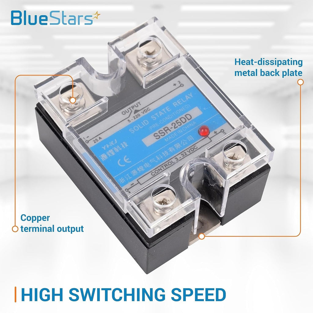 SSR-25DD DC to DC Solid State Relay - 2 Pack