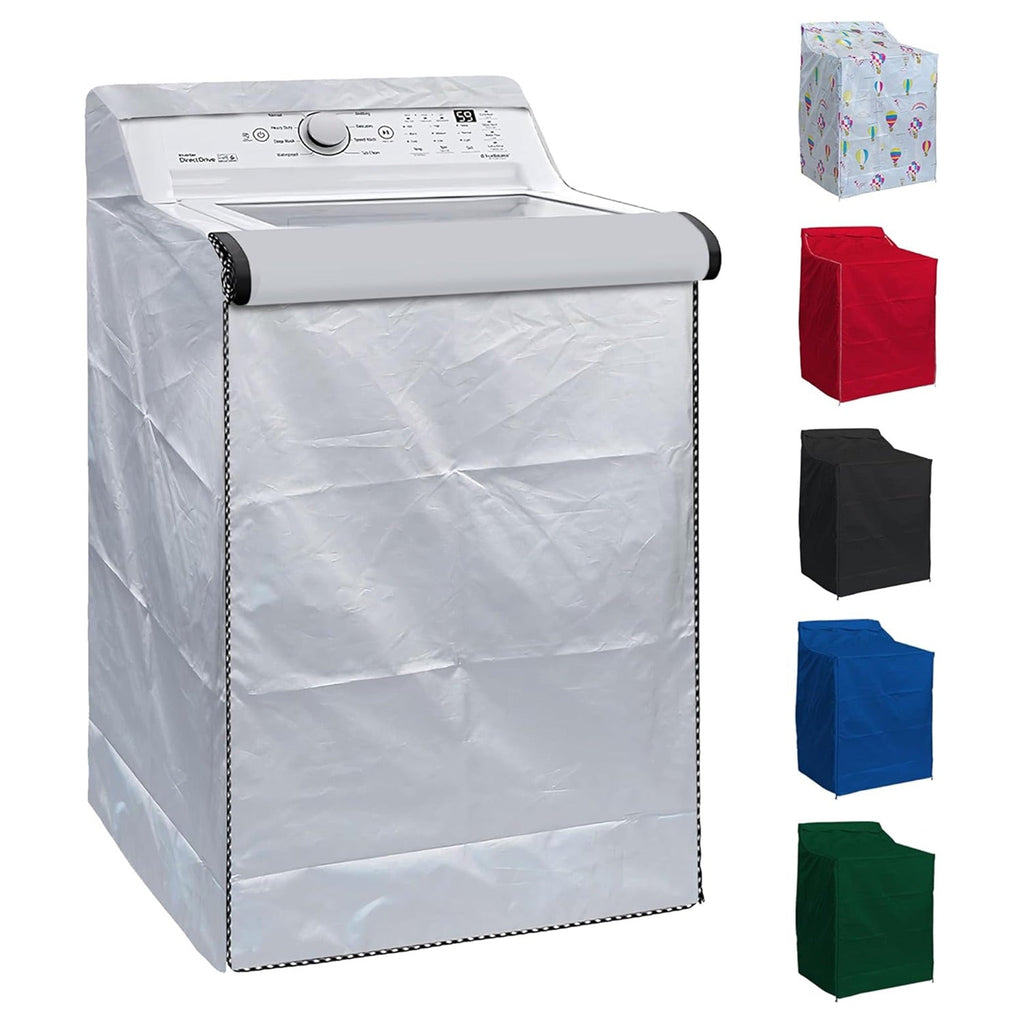 W29"xD28"xH43" Top-Load Washer Cover - Silver