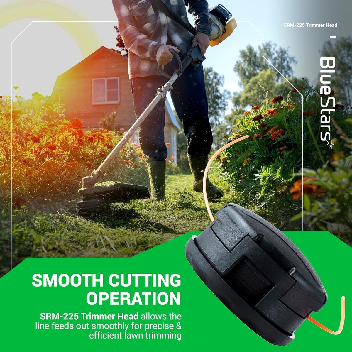 SRM-225 String Trimmer Head - Fits Echo SRM-225, SRM-210, SRM-2100, SRM-200