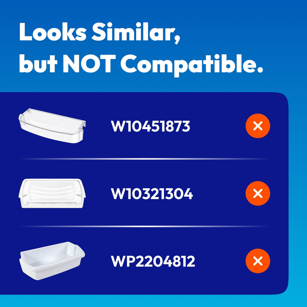 WPW10710203 Refrigerator Gallon Door Shelf Bin - Compatible with Whirlpool WRS571/WRS588