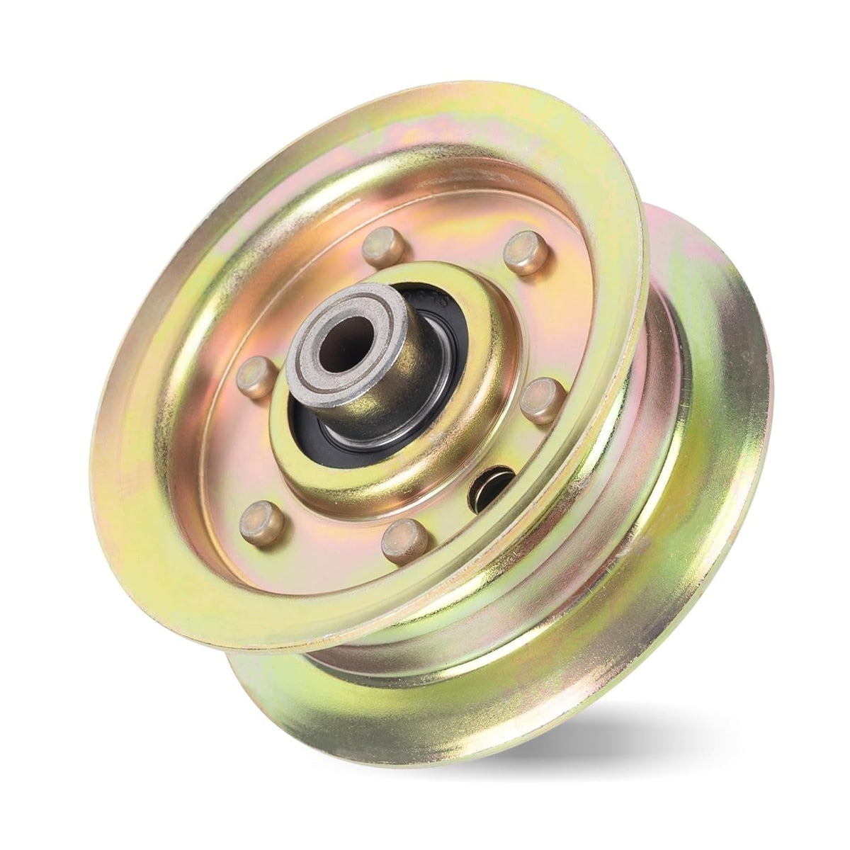 177968 532193197 Flat Idler Pulley for Husqvarna Poulan AYP Craftsman, OD 3-7/8" ID 3/8"