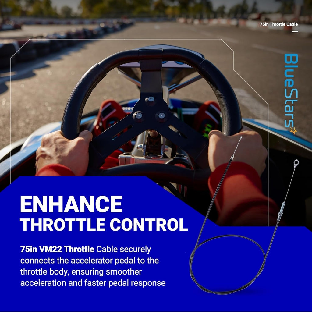 75-inch Go Kart Throttle Cable