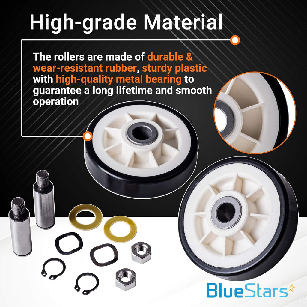12001541 303373K Dryer Drum Support Roller Kit for Maytag Crosley Jenn-Air - 2 Pack