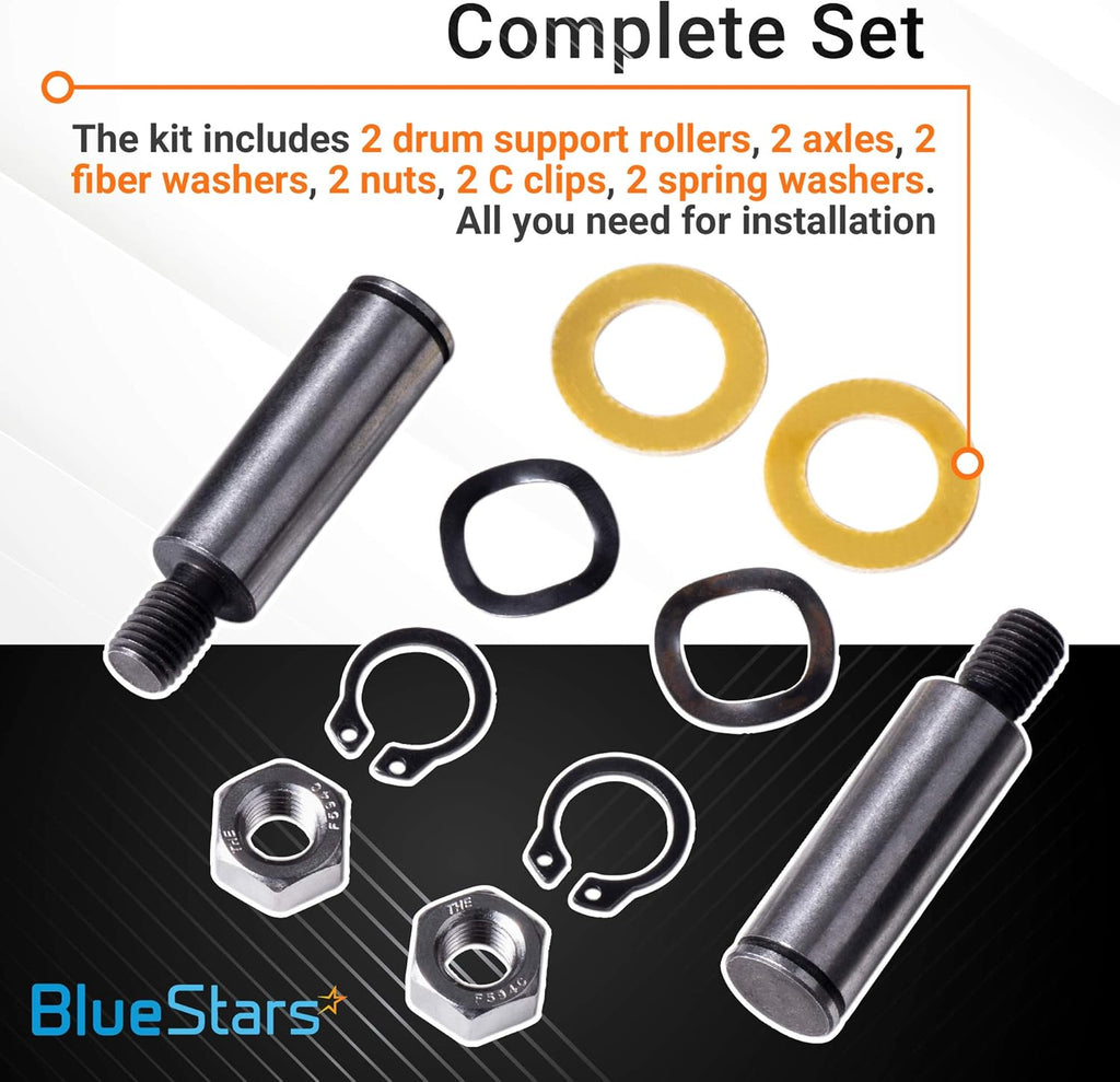 12001541 303373K Dryer Drum Support Roller Kit for Maytag Crosley Jenn-Air - 2 Pack