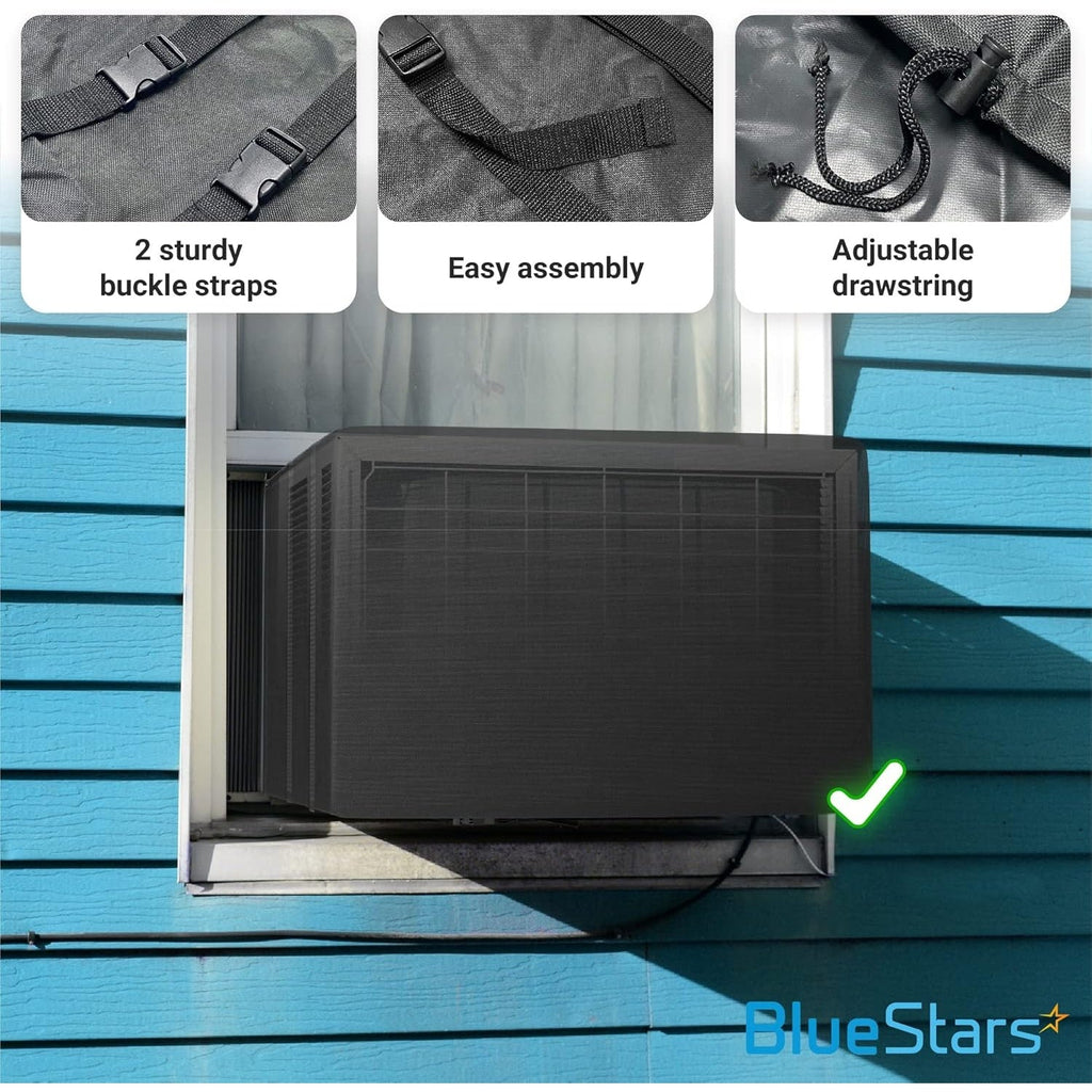 Window Air Conditioner Cover For Outside Unit - 25.5"W x 21"D x 17"H AC Cover