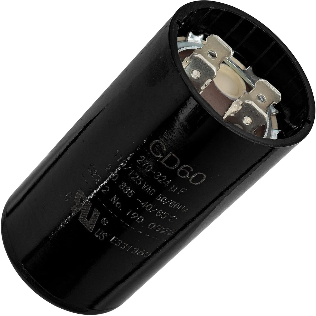 270-324 uF 110-125VAC Round Motor Start Capacitor for AC Pool & Well Pumps