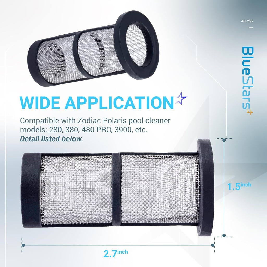 48-222 In-Line Filter Screen for Polaris Vac-Sweep 280/380/280 TankTrax - 5 Pack
