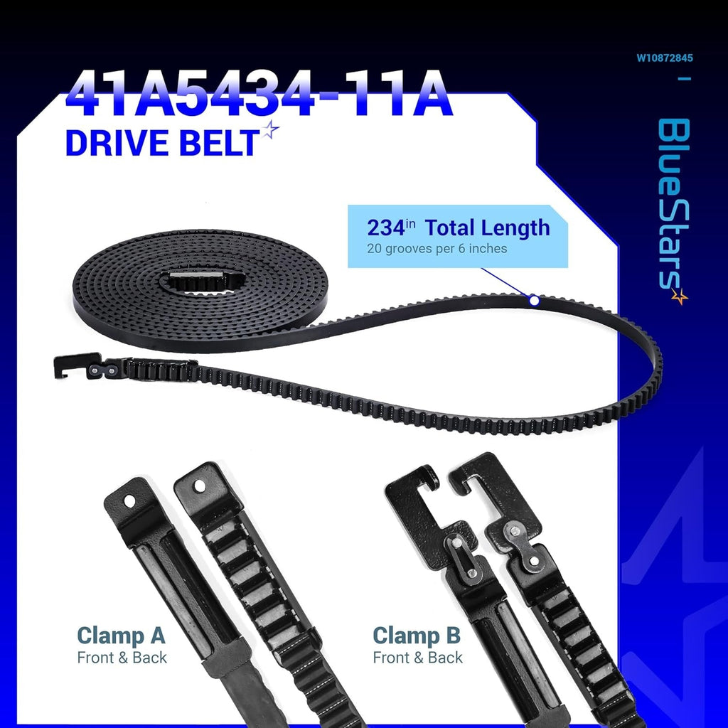 41A5434-11A Garage Door Opener Drive Belt 234" for LiftMaster 2280 2500 2580 Chamberlain WD822KS