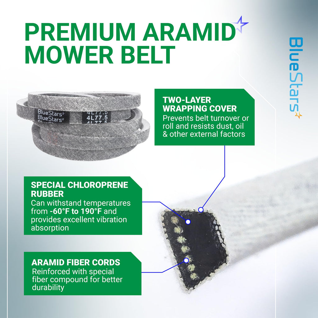 754-04062, 954-04062 Deck Belt, 38" Bolens 13AM762F765 13AM761F065, 77.5"