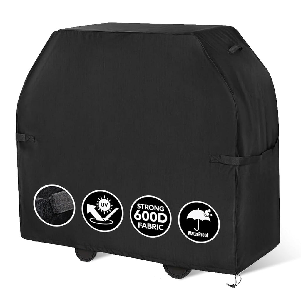 58 inch Grill Cover, 600D Outdoor Cover for Genesis Weber Char-Broil Nexgrill Grills