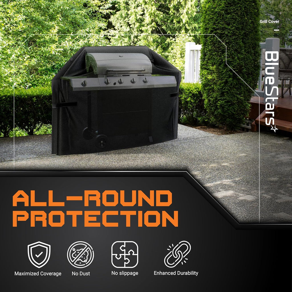 58 inch Grill Cover, 600D Outdoor Cover for Genesis Weber Char-Broil Nexgrill Grills
