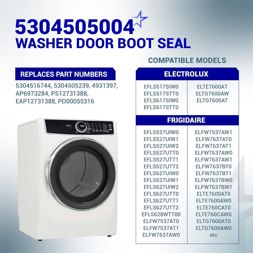 5304505004 Washer Door Boot Seal - For Electrolux Frigidaire