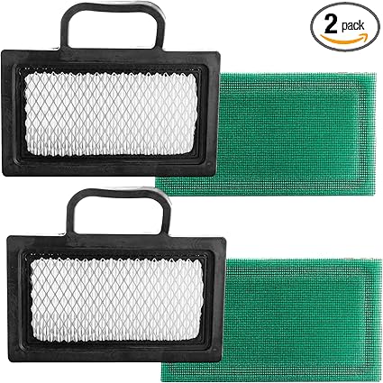 499486S 698754 Air Filter & 273638 273638S Pre Filter for John Deere D140 D130 L120 Z425 - 2 Pack