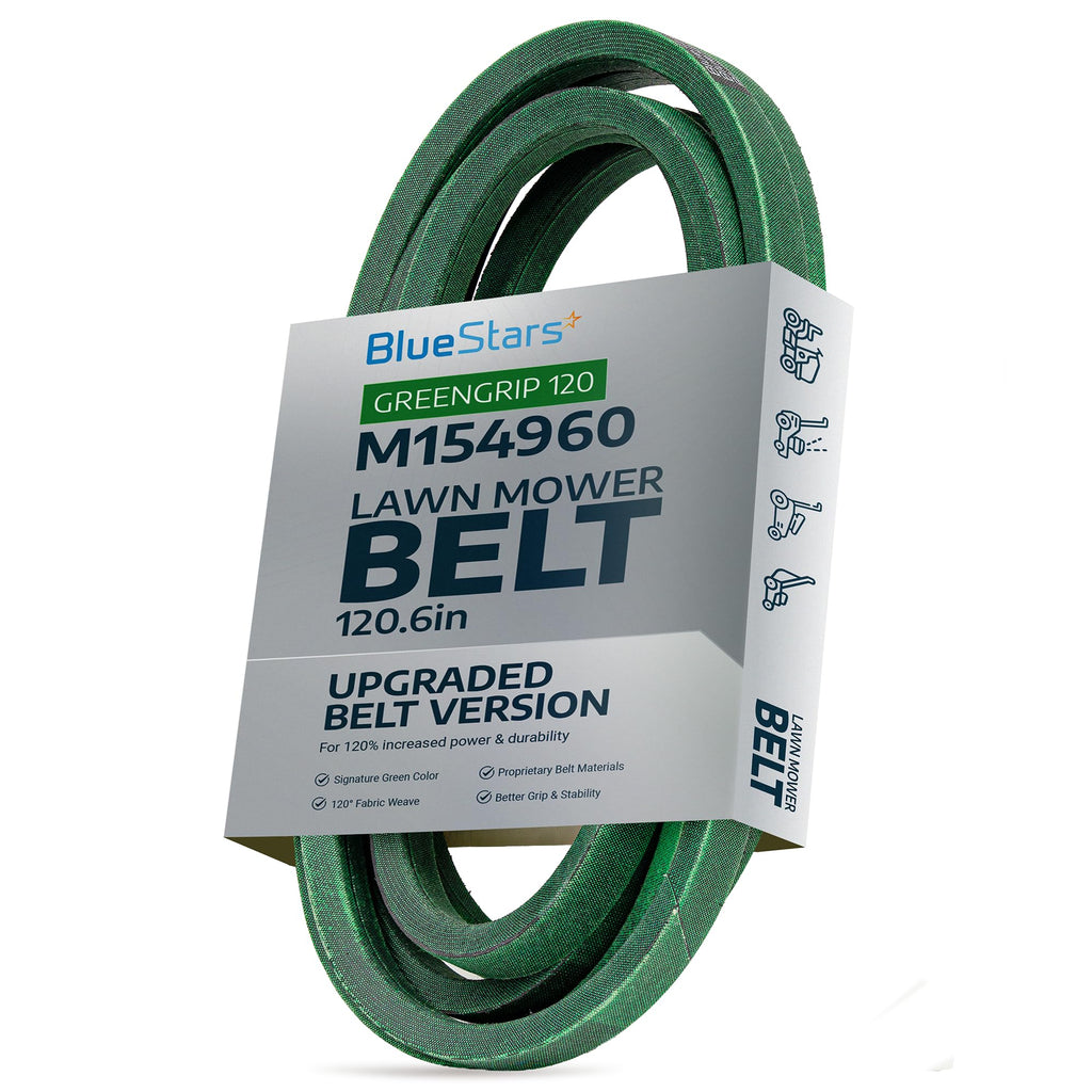 M154960 Secondary Deck Belt - 54" John Deere GX255/GX335/GX355/X540, Aramid Cord, 120.6"