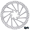 180 mm Stainless Steel Disc Brake Rotor - 6 Bolts, Road/Mountain Bike/MTB/BMX