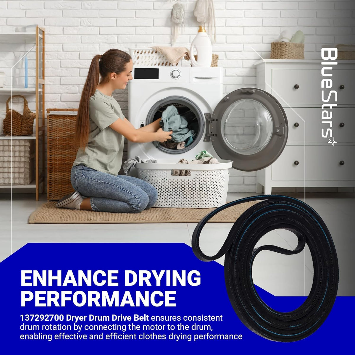 WE12M29 WE03X29897 89.5-Inch Dryer Belt for GE Hotpoint Frigidaire