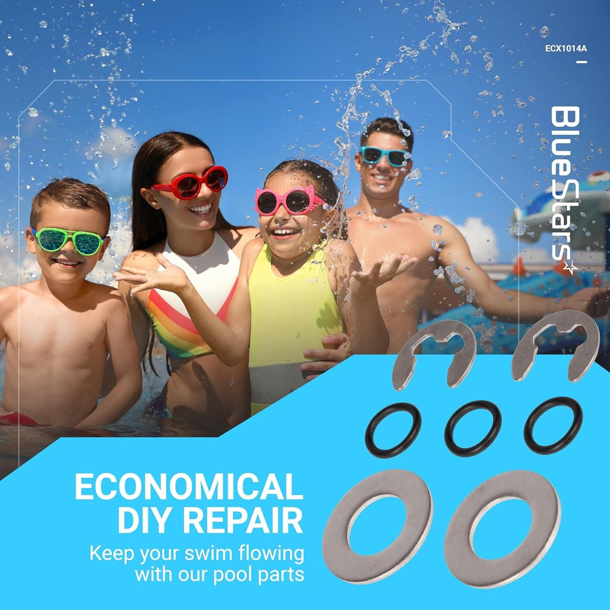 ECX1014A Perflex Bump Shaft Kit Replacement - For Hayward Perflex
