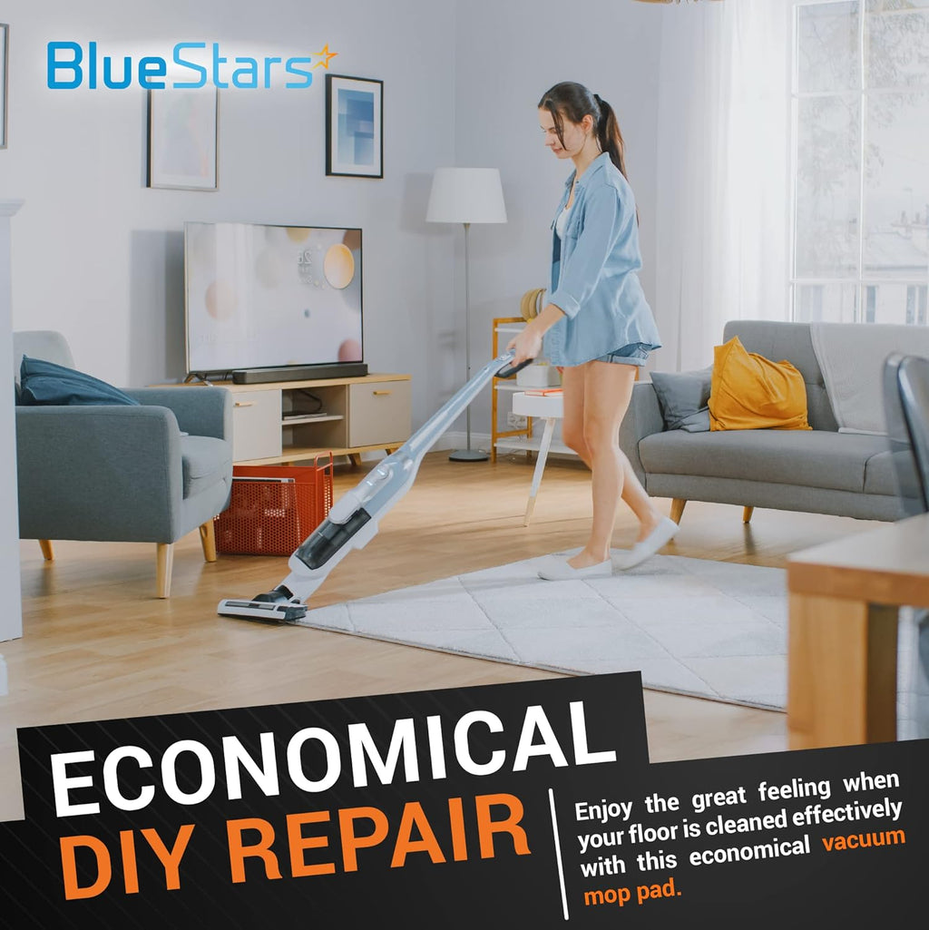 Microfiber Pads for Dupray Neat Steam Cleaner - Hardwood Tile Stone - 6 Pack
