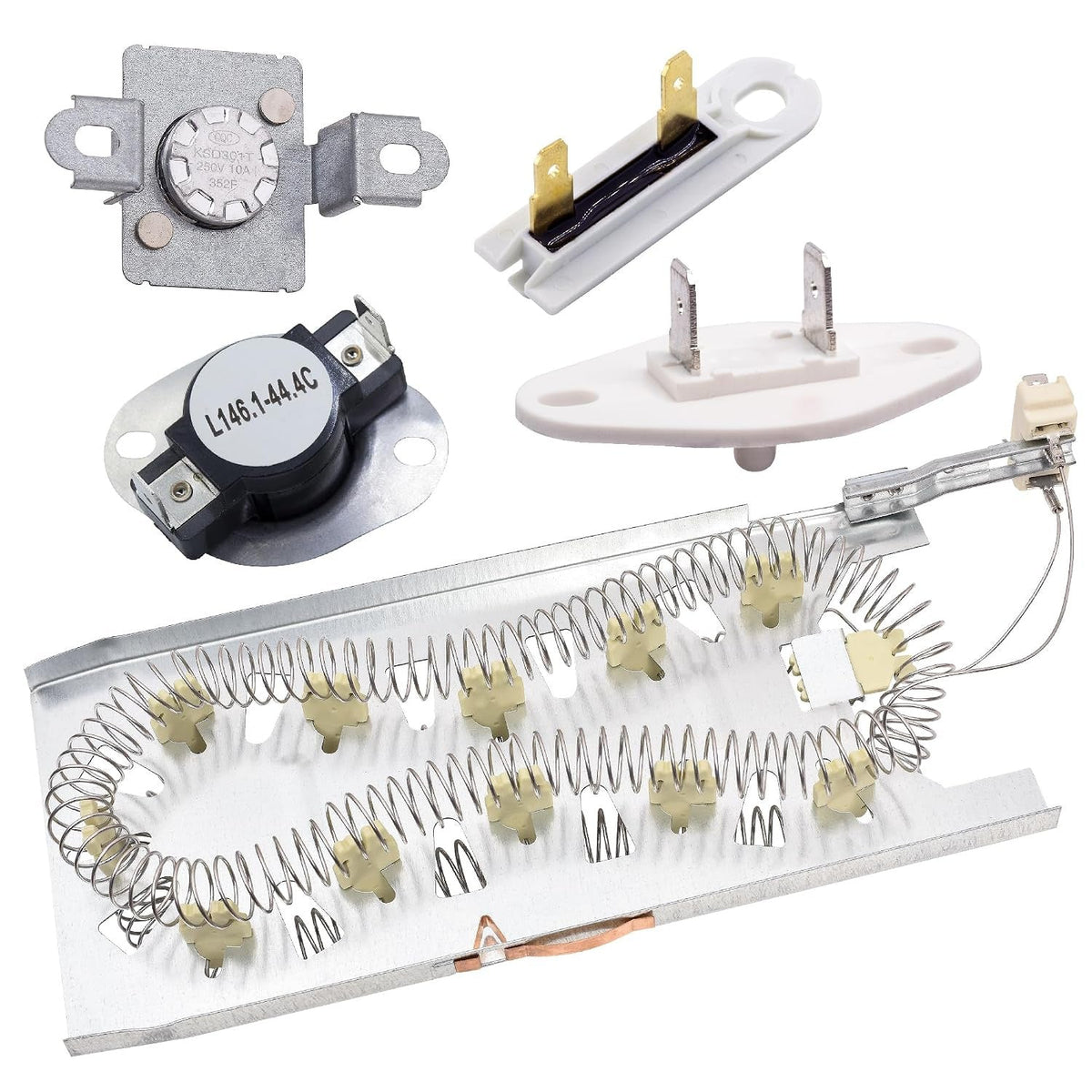 3387747 Dryer Heating Element 3392519 279973 Thermal Fuse 8577274 Thermistor for Whirlpool Kenmore