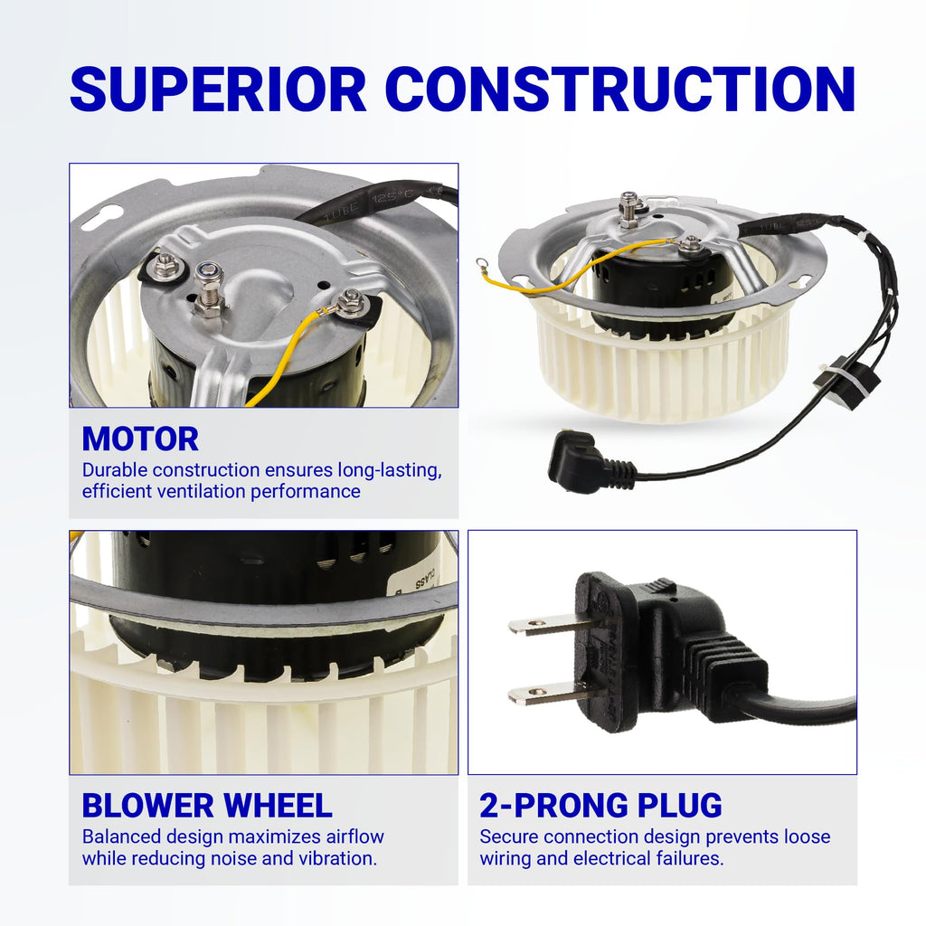 8832NA "A" Unit Fan Blower Motor for NuTone Broan 86652 8662 8832 8833