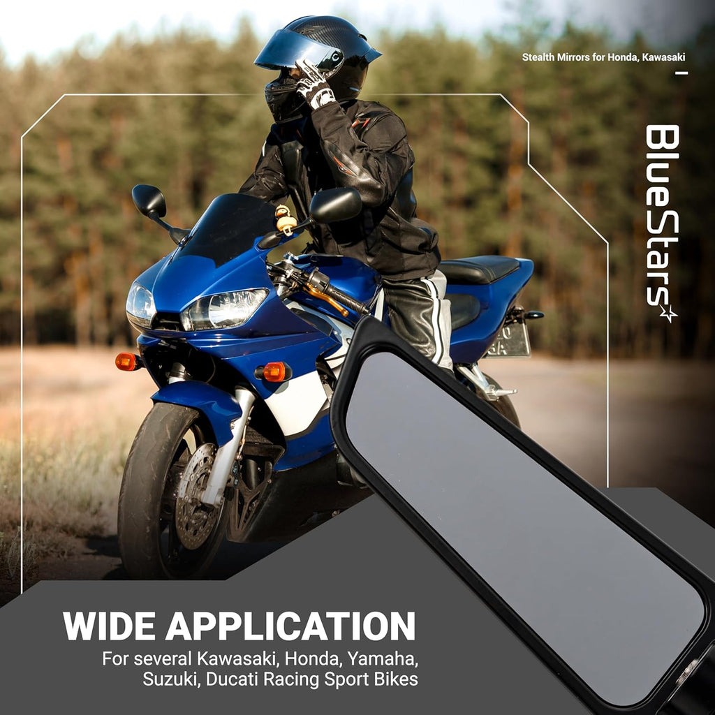 Motorcycle Rear View Stealth Mirrors