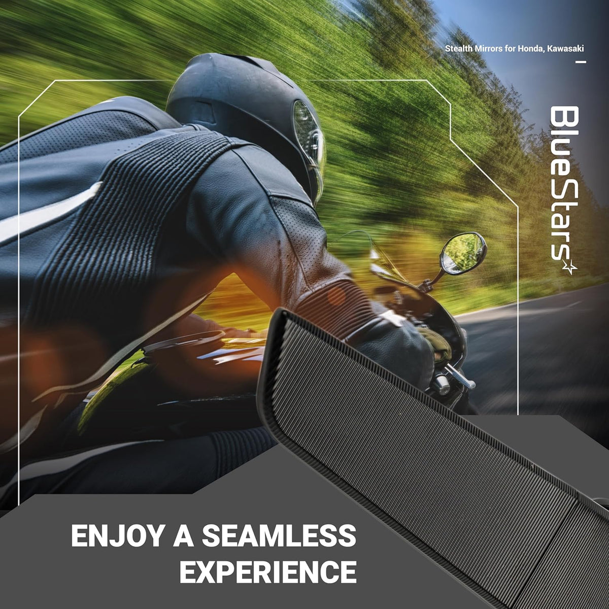 Motorcycle Rear View Stealth Mirrors