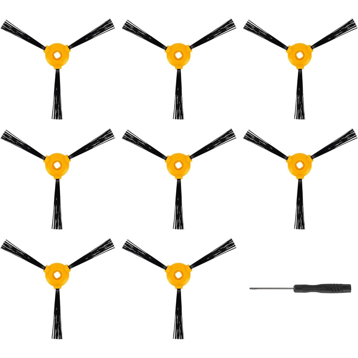 Deebot Side Brush Replacements - Fits 711 711S 710 661 D601 500 N79 N79s - 8 Pack